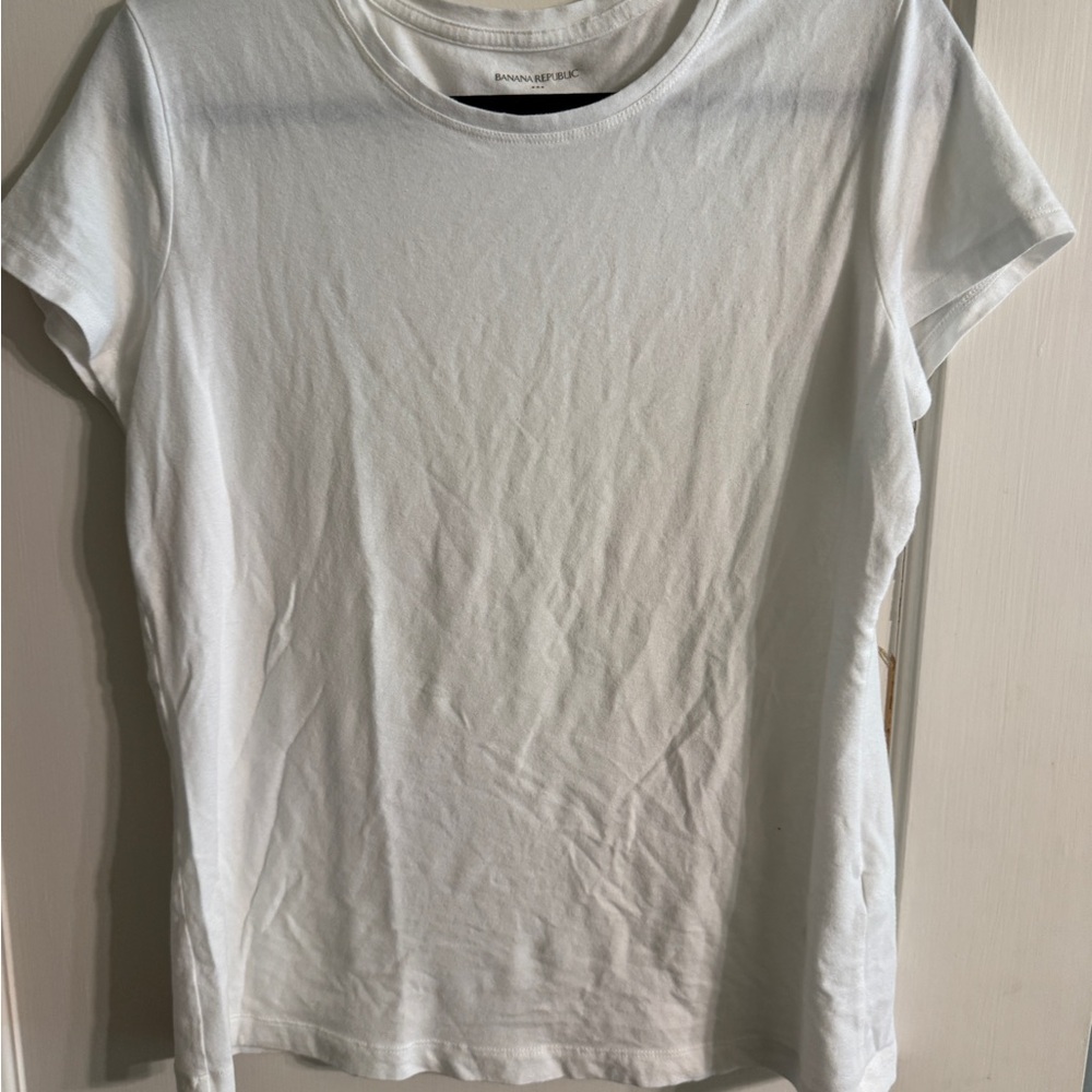 Banana republic Women's White T-Shirt